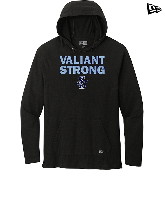 St Genevieve HS Football Strong - New Era Tri-Blend Hoodie