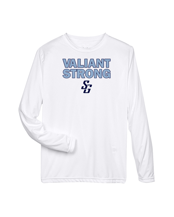 St Genevieve HS Football Strong - Performance Longsleeve