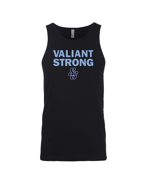 St Genevieve HS Football Strong - Tank Top