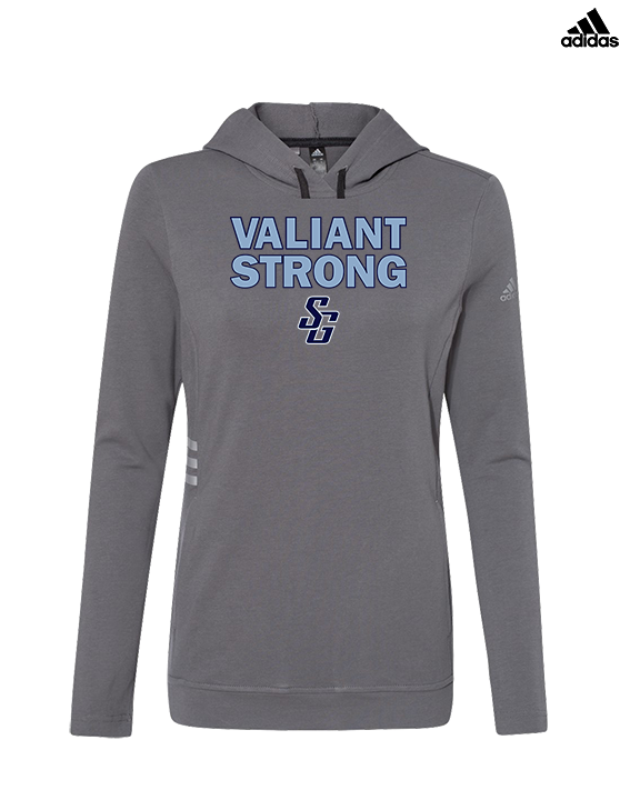 St Genevieve HS Football Strong - Womens Adidas Hoodie