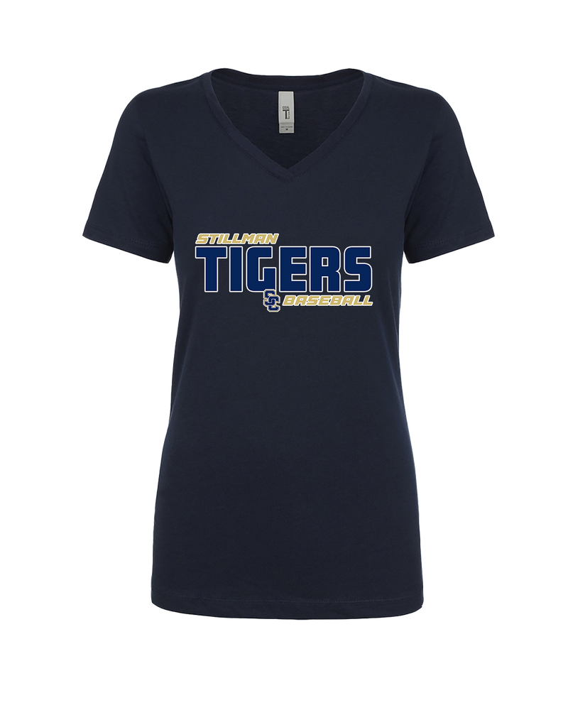 Stillman College Baseball Bold - Womens V-Neck