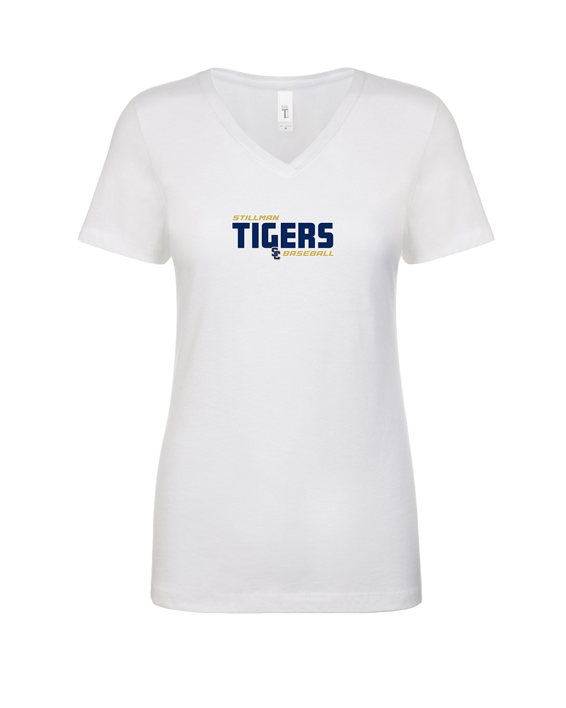 Stillman College Baseball Bold - Womens V-Neck