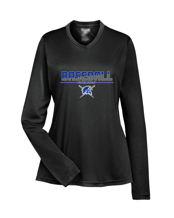 Sumner Academy Baseball Cut - Womens Performance Long Sleeve