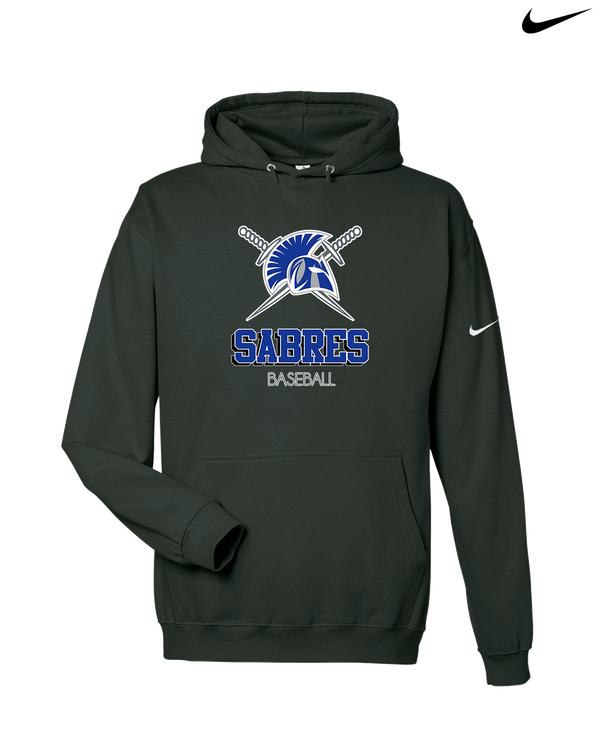 Sumner Academy Baseball Shadow - Nike Club Fleece Hoodie