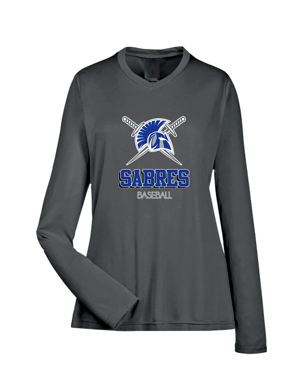 Sumner Academy Baseball Shadow - Womens Performance Long Sleeve