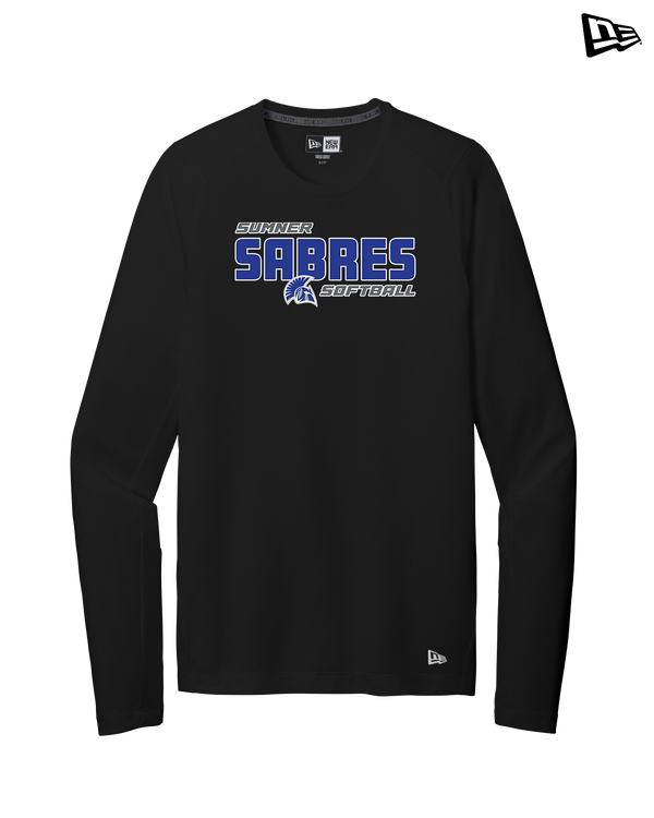 Sumner Academy Softball Bold - New Era Long Sleeve Crew