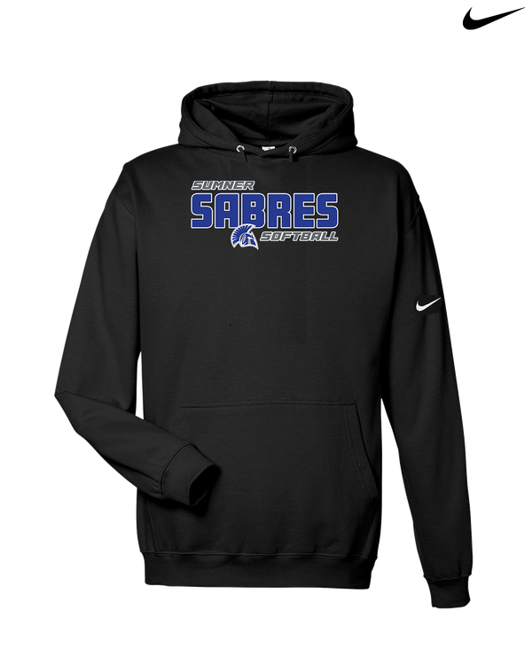 Sumner Academy Softball Bold - Nike Club Fleece Hoodie