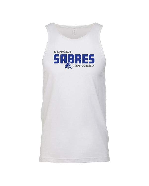 Sumner Academy Softball Bold - Mens Tank Top