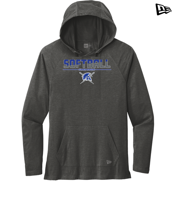 Sumner Academy Softball Cut - New Era Tri Blend Hoodie