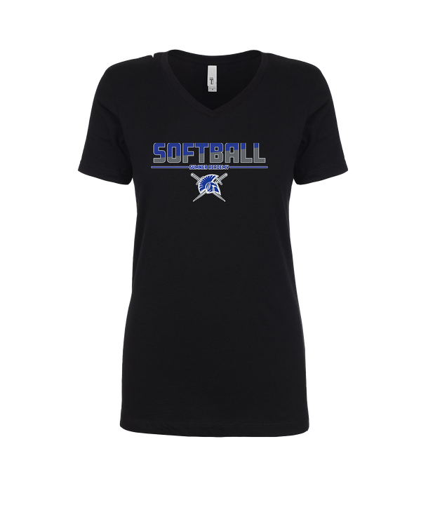 Sumner Academy Softball Cut - Womens V-Neck