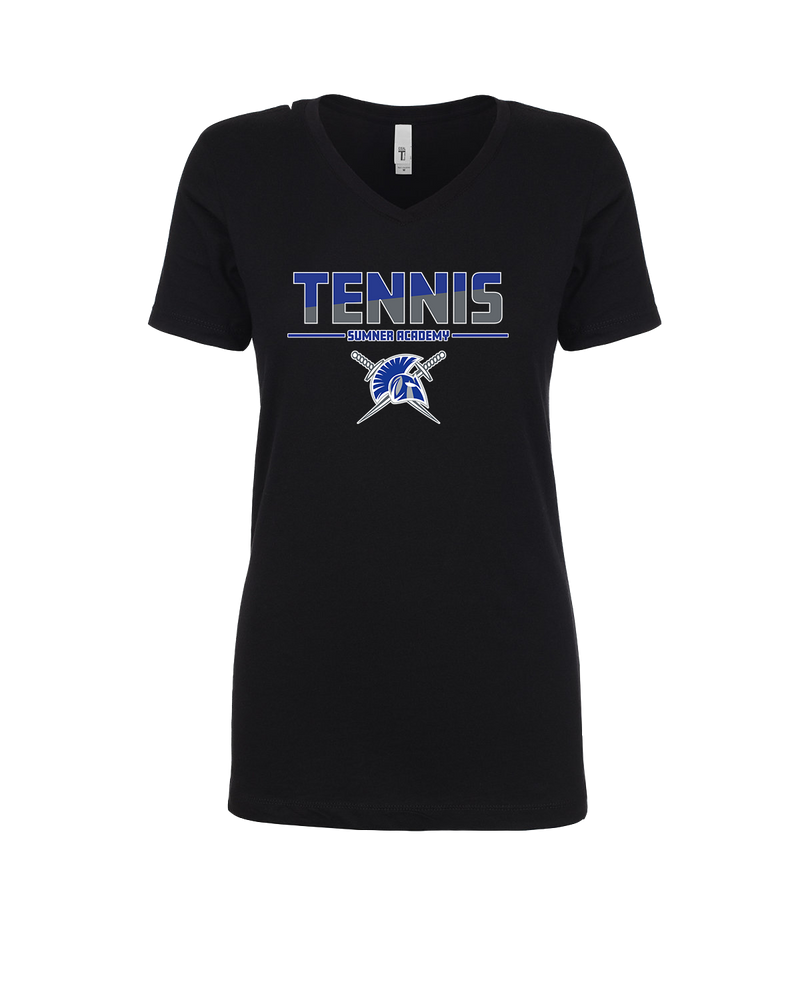 Sumner Academy Tennis Cut - Womens V-Neck