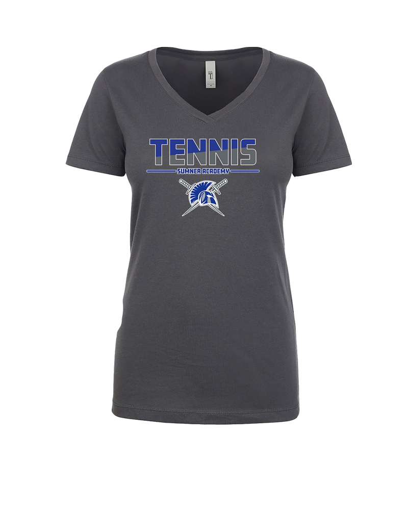 Sumner Academy Tennis Cut - Womens V-Neck