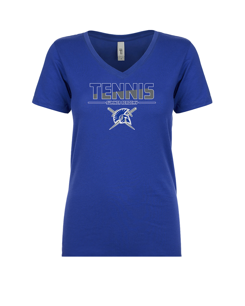 Sumner Academy Tennis Cut - Womens V-Neck