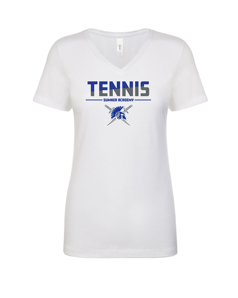 Sumner Academy Tennis Cut - Womens V-Neck