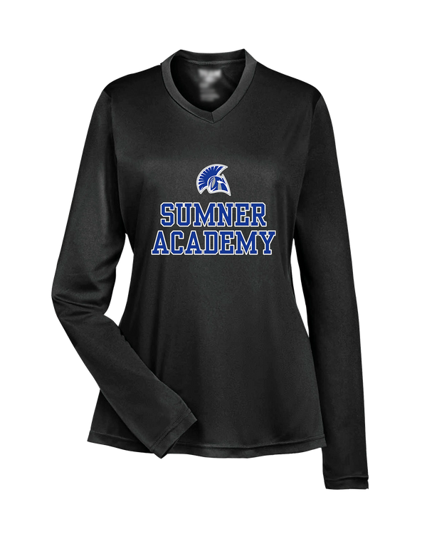 Sumner Academy No Sword - Womens Performance Long Sleeve