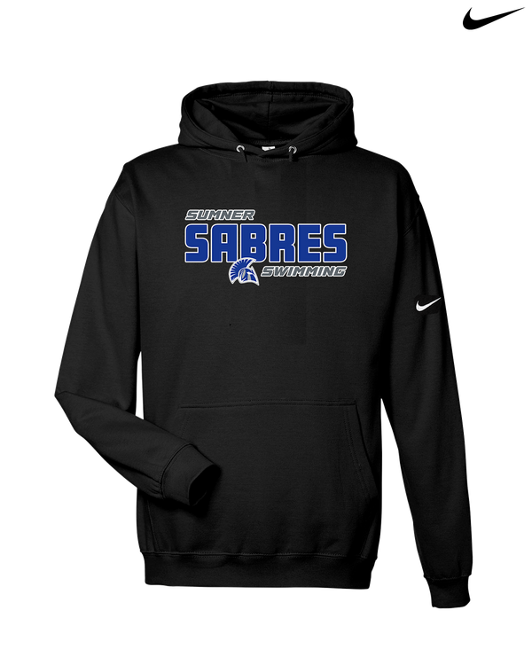 Sumner Academy Swimming Bold - Nike Club Fleece Hoodie