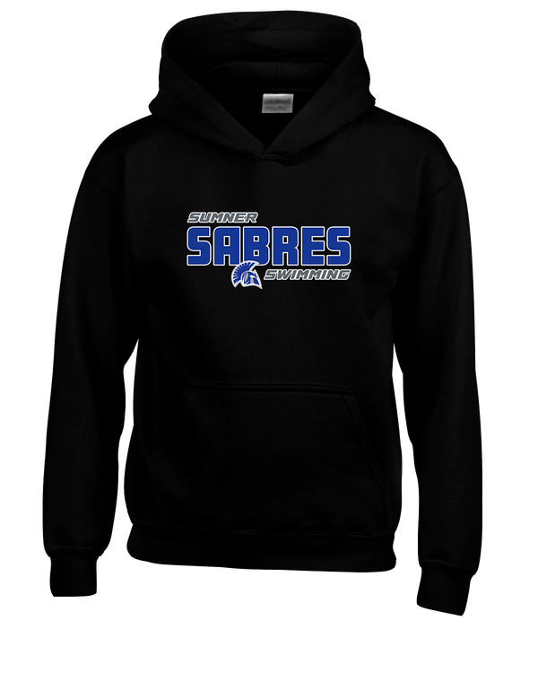 Sumner Academy Swimming Bold - Cotton Hoodie