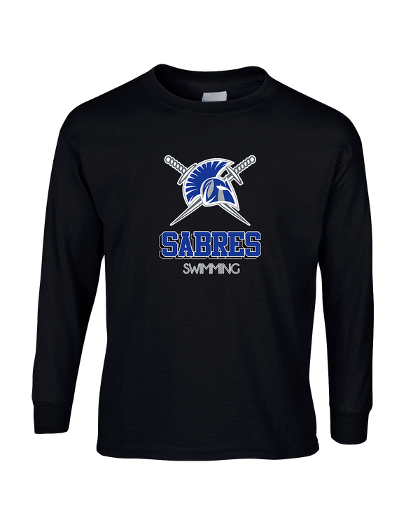 Sumner Academy Swimming Shadow - Mens Basic Cotton Long Sleeve