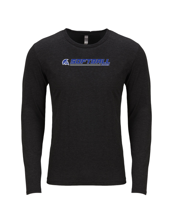 Sumner Academy Softball Switch - Tri Blend Long Sleeve