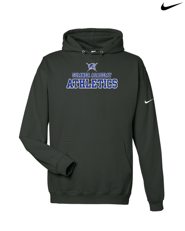 Sumner Academy Athletics Sword - Nike Club Fleece Hoodie