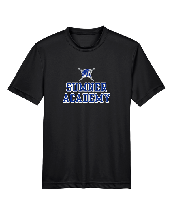 Sumner Academy Sword - Youth Performance T-Shirt