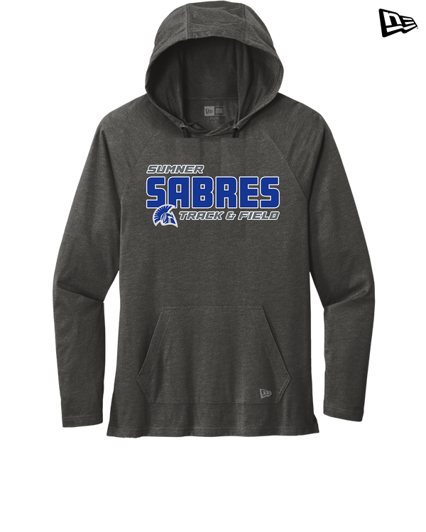 Sumner Academy Track & Field Bold - New Era Tri Blend Hoodie