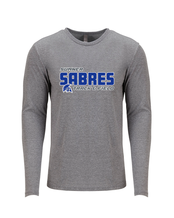 Sumner Academy Track & Field Bold - Tri Blend Long Sleeve