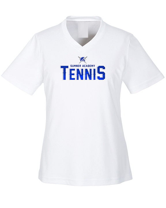 Sumner Academy Tennis Splatter - Womens Performance Shirt