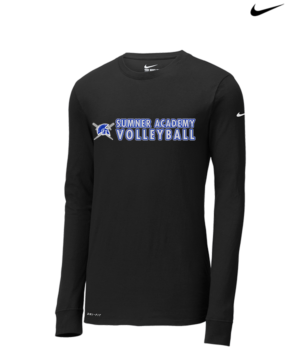 Sumner Academy Volleyball Basic - Mens Nike Longsleeve