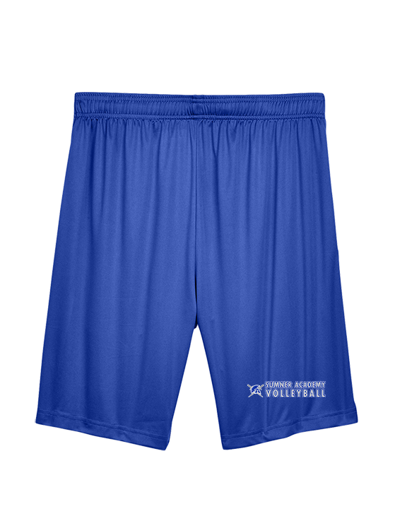 Sumner Academy Volleyball Basic - Mens Training Shorts with Pockets