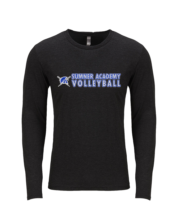 Sumner Academy Volleyball Basic - Tri-Blend Long Sleeve