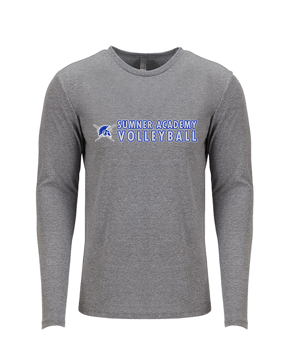 Sumner Academy Volleyball Basic - Tri-Blend Long Sleeve