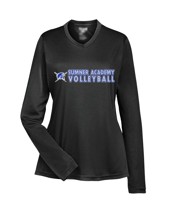 Sumner Academy Volleyball Basic - Womens Performance Longsleeve