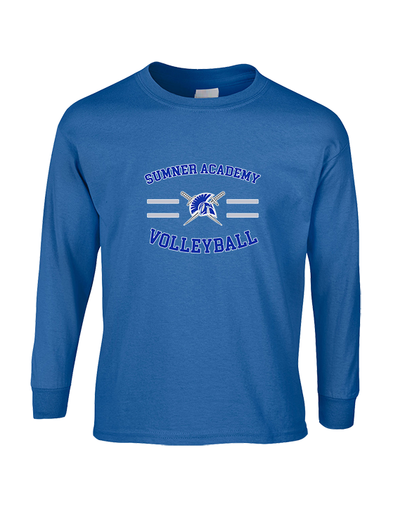 Sumner Academy Volleyball Curve - Cotton Longsleeve