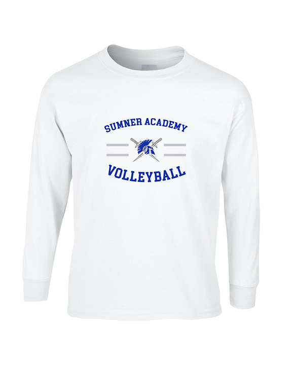 Sumner Academy Volleyball Curve - Cotton Longsleeve