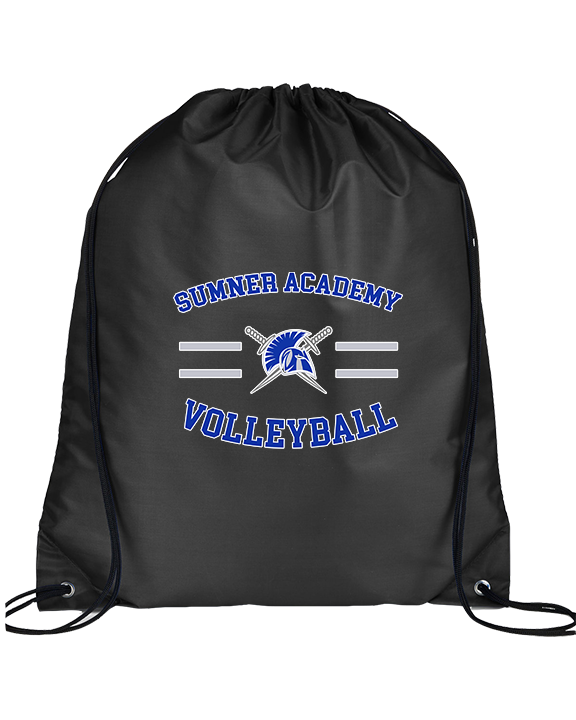 Sumner Academy Volleyball Curve - Drawstring Bag