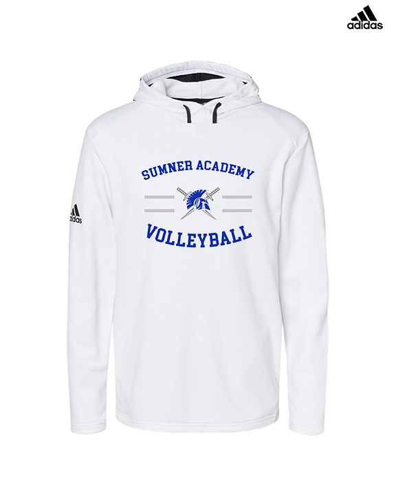 Sumner Academy Volleyball Curve - Mens Adidas Hoodie