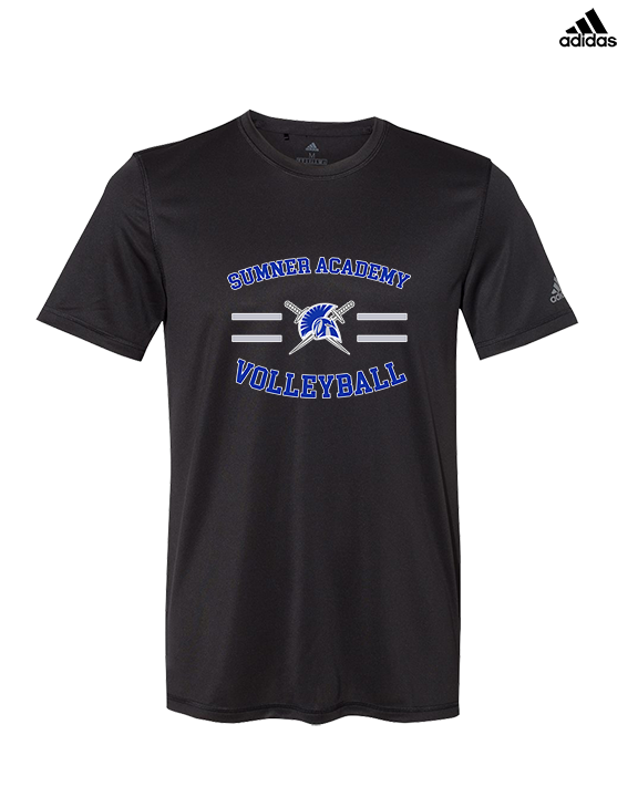 Sumner Academy Volleyball Curve - Mens Adidas Performance Shirt