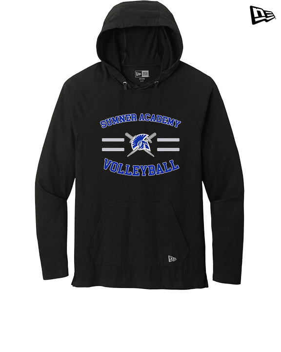 Sumner Academy Volleyball Curve - New Era Tri-Blend Hoodie