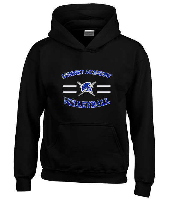 Sumner Academy Volleyball Curve - Unisex Hoodie