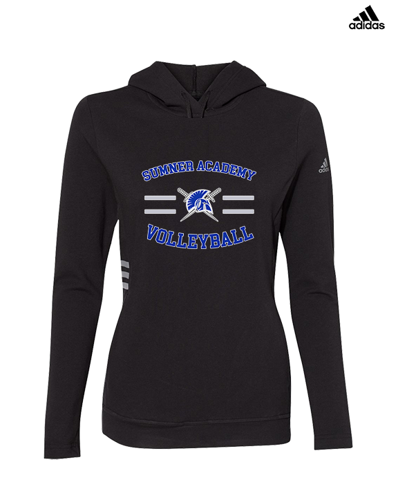 Sumner Academy Volleyball Curve - Womens Adidas Hoodie