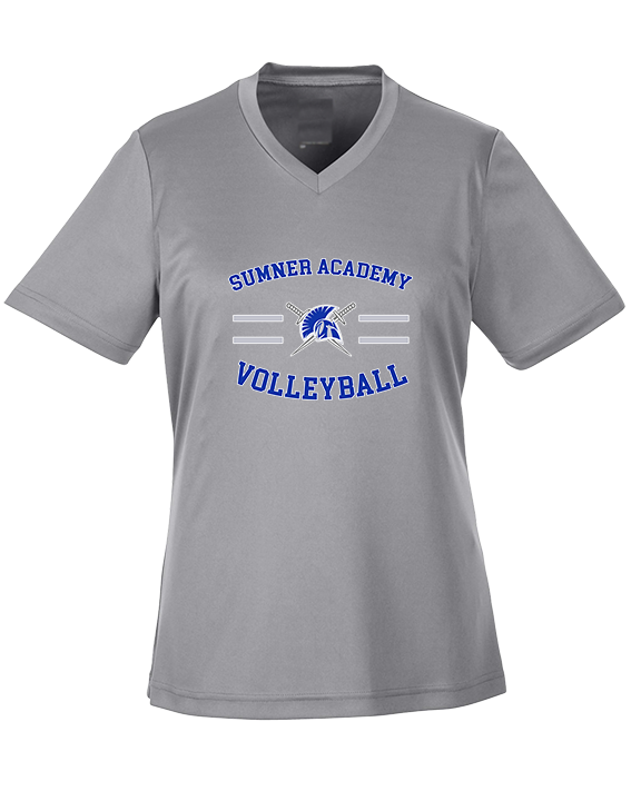 Sumner Academy Volleyball Curve - Womens Performance Shirt