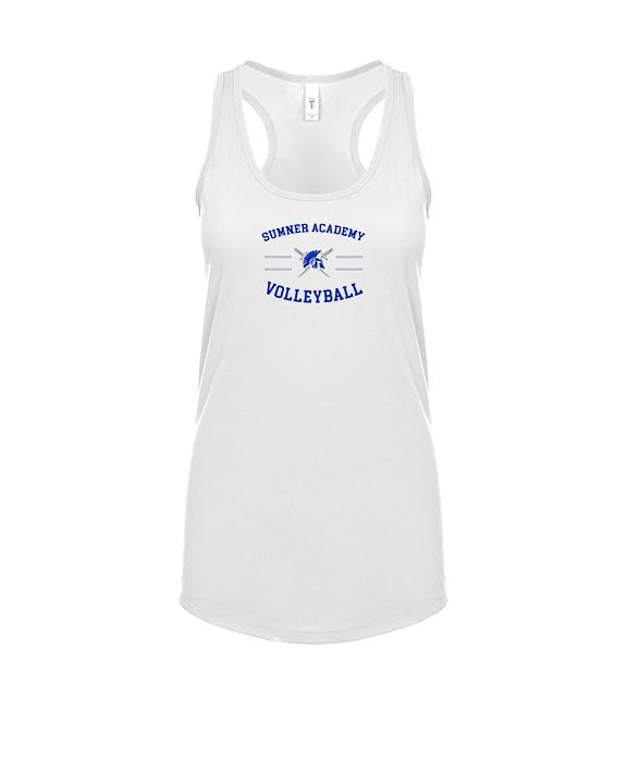 Sumner Academy Volleyball Curve - Womens Tank Top