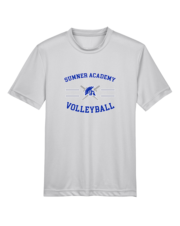 Sumner Academy Volleyball Curve - Youth Performance Shirt