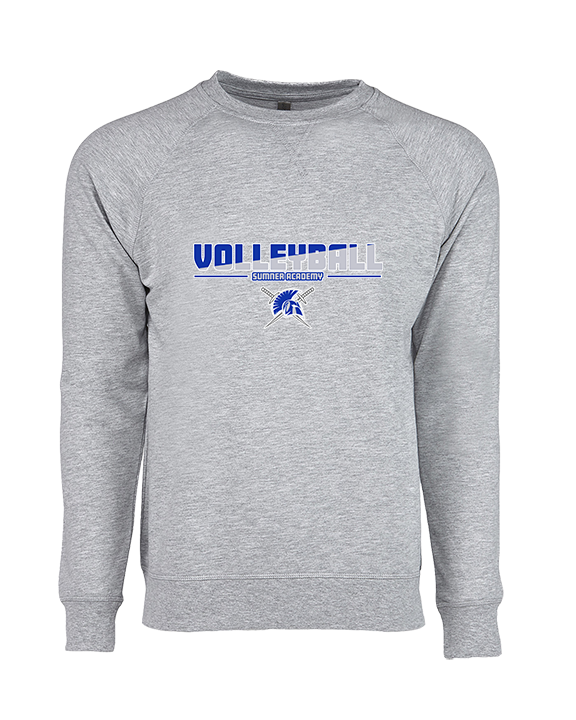 Sumner Academy Volleyball Cut - Crewneck Sweatshirt