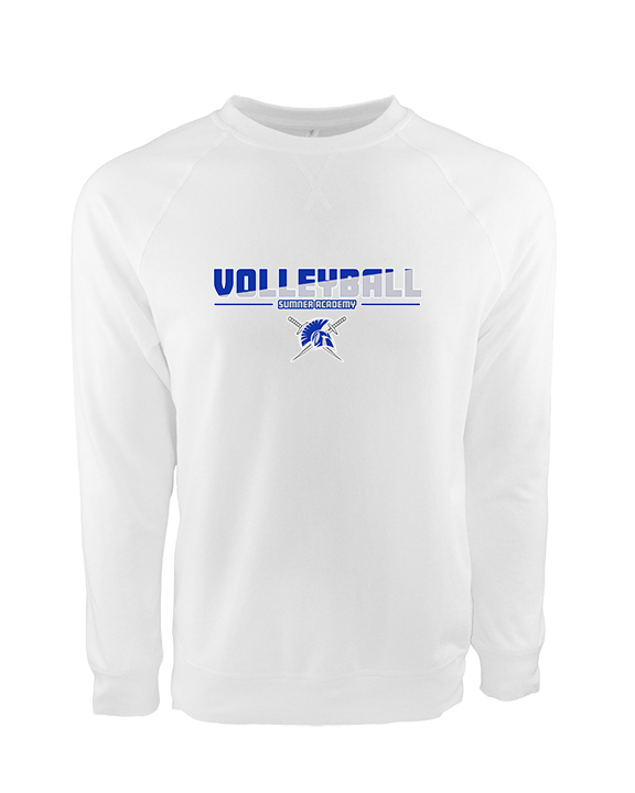 Sumner Academy Volleyball Cut - Crewneck Sweatshirt