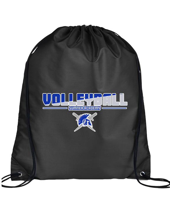 Sumner Academy Volleyball Cut - Drawstring Bag