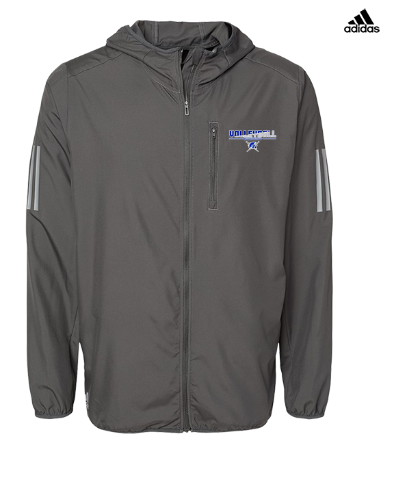 Sumner Academy Volleyball Cut - Mens Adidas Full Zip Jacket