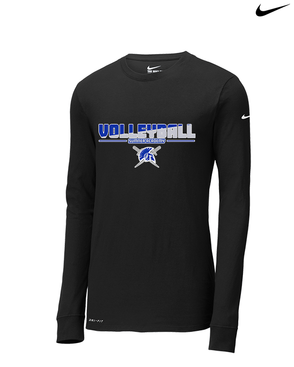 Sumner Academy Volleyball Cut - Mens Nike Longsleeve