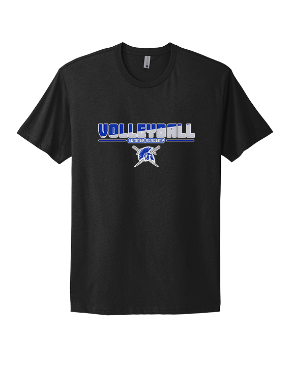 Sumner Academy Volleyball Cut - Mens Select Cotton T-Shirt